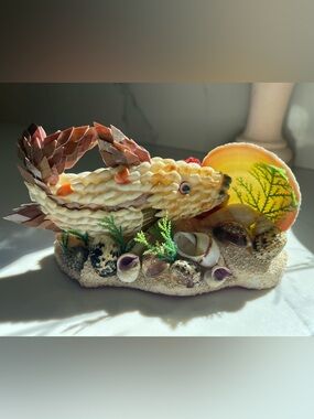 Vintage seashell art